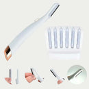 Mergara Glow em uso — dermaplane facial em casa sem dor