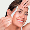 Resultado Mergara Glow — pele lisa e iluminada após remoção de pelos faciais