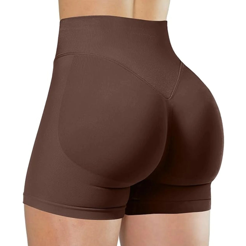 Shorts de cintura alta de verão, calças fitness para corrida e treinos elegantes e sensuais