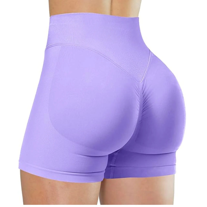 Shorts de cintura alta de verão, calças fitness para corrida e treinos elegantes e sensuais