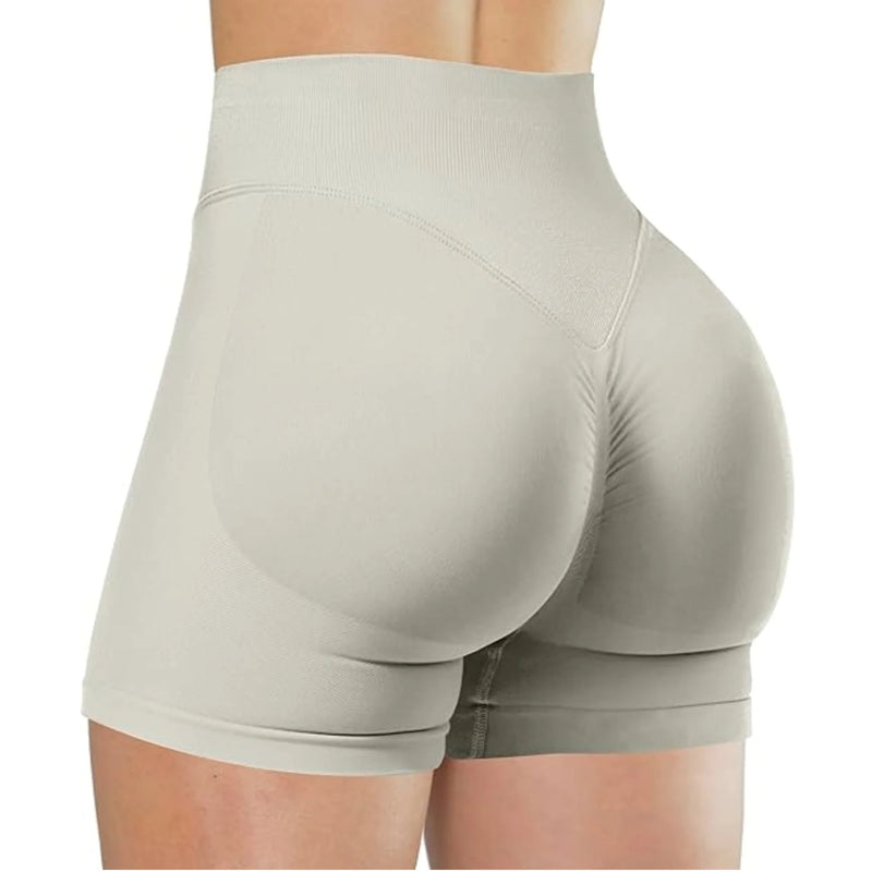Shorts de cintura alta de verão, calças fitness para corrida e treinos elegantes e sensuais