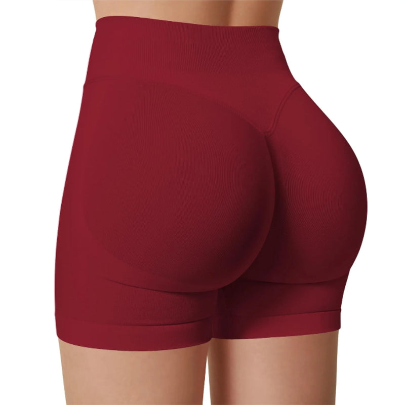 Shorts de cintura alta de verão, calças fitness para corrida e treinos elegantes e sensuais