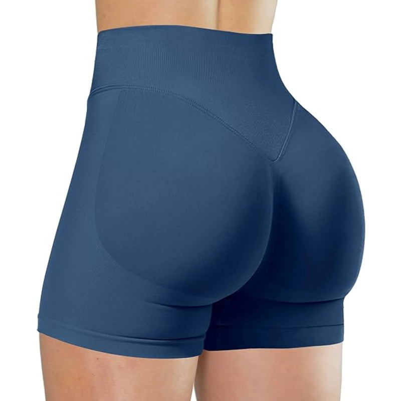 Shorts de cintura alta de verão, calças fitness para corrida e treinos elegantes e sensuais