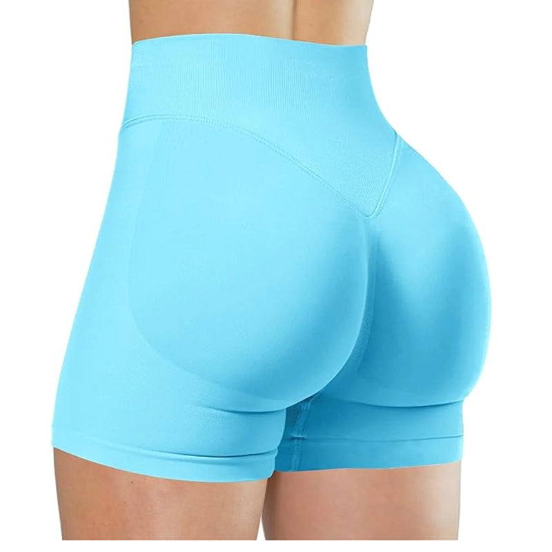 Shorts de cintura alta de verão, calças fitness para corrida e treinos elegantes e sensuais
