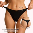 Kit 12 Calcinhas Fio Dental Sem Costura Corte a Laser