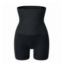 Cinta modeladora short cintura alta preta modelagem do corpo feminina
