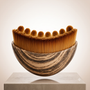 Cepillo Facial de Drenaje Linfático - render 3D flotante