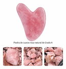Piedra de cuarzo rosa natural de Grado A