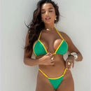 Biquínis Brasil Feminino – Conjunto Verão Moda Praia verde 